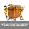 Snow Joe Bliss Hammocks Backpack Aluminum Beach Chair W Side Pocket  Detachable Cooler Bag BBC-350-AL